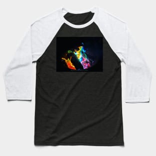 Sky above earth below fire within Baseball T-Shirt